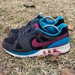 Nike Air Stab 312451-004 Men's 11.5 Black Hot Pink Anthracite Blue Lagoon 2014